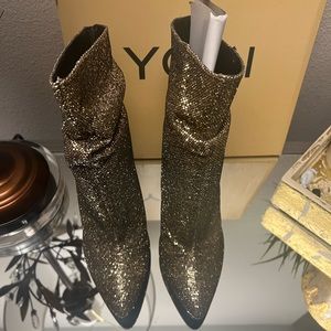 BRAND: YOKI - GOLD Sparkle / METALLIC BOOT